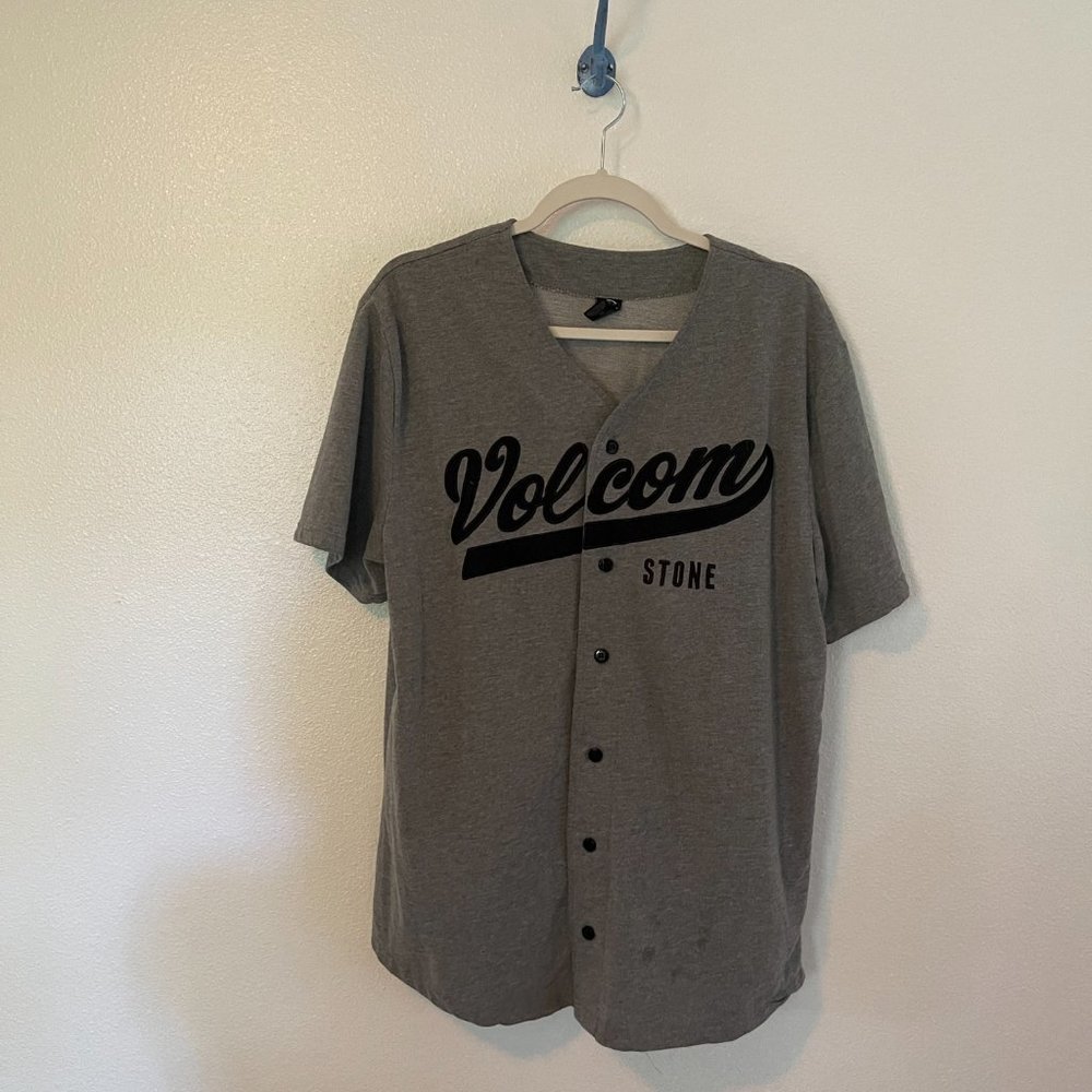 Vintage Volcom Baseball Button Up - image 2